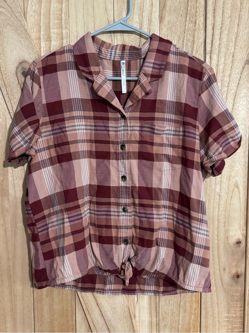 Kuhl Plaid Button-Down Shirt women's large